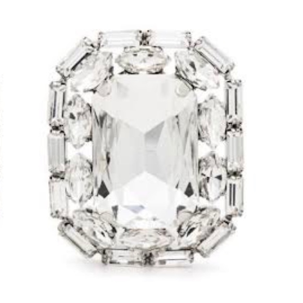 Alessandra Rich Single Crystal Earring